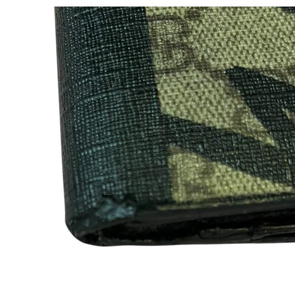 Gucci continental wallet lightning bolt in Navy w/COA vintage Rare - Picture 6 of 16